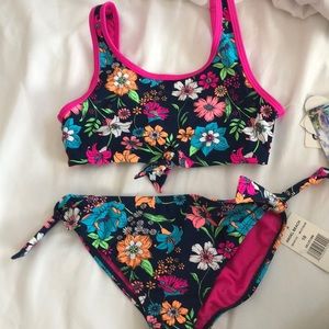 Angel Beach Floral Design Two Piece